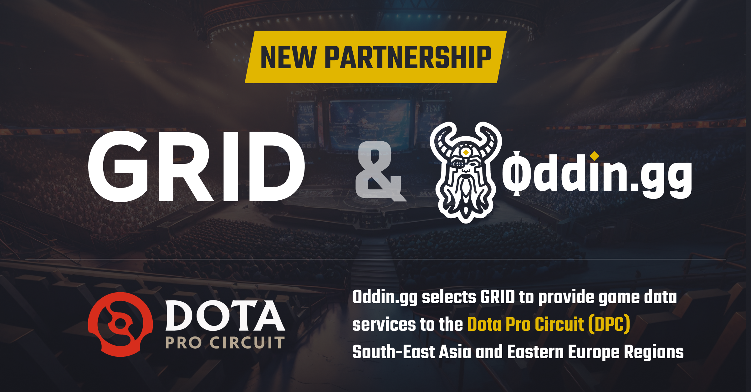 Oddin.gg selects GRID to provide game data...