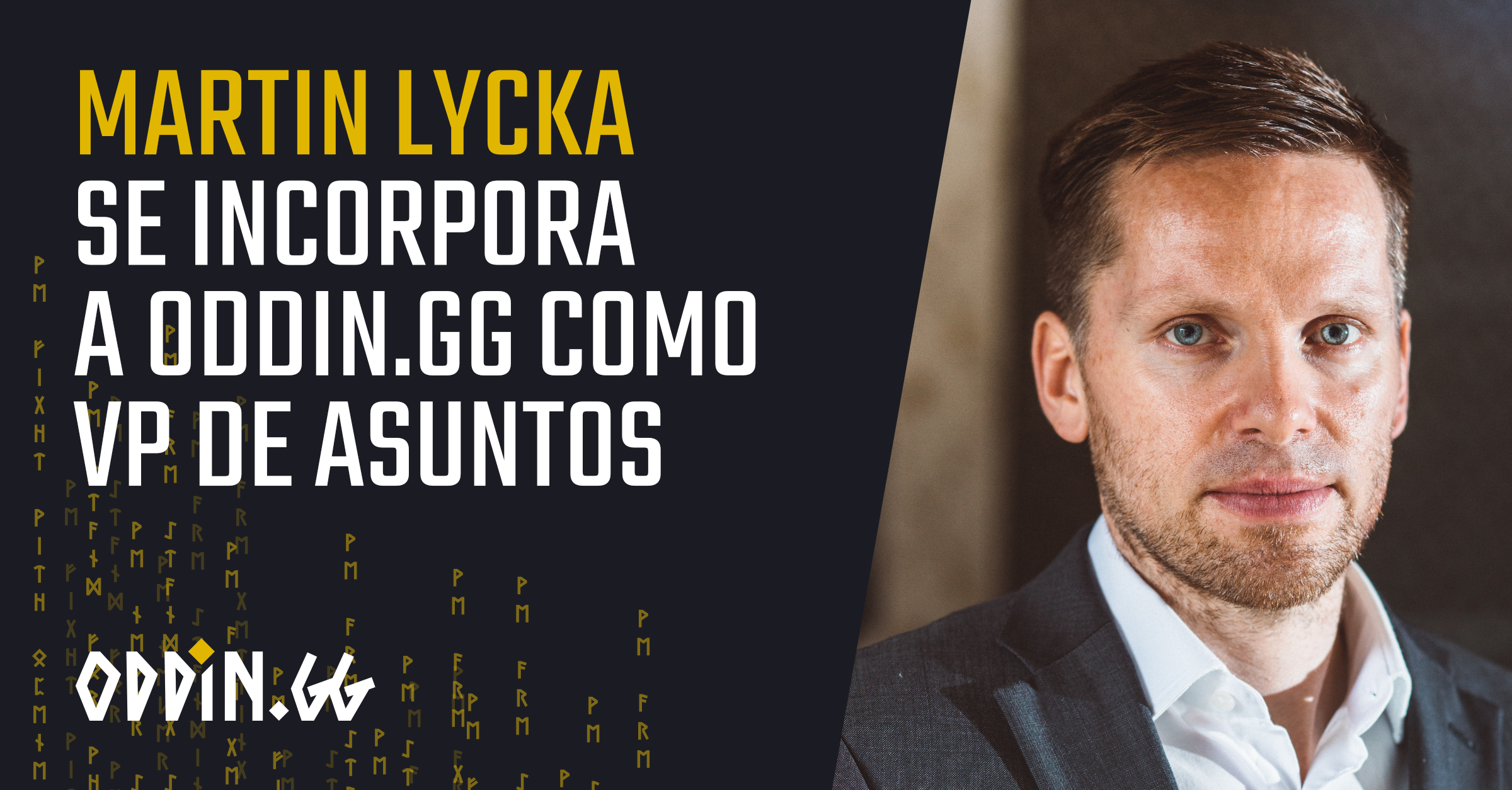 Oddin.gg nombra a Martin Lycka como VP de Asuntos