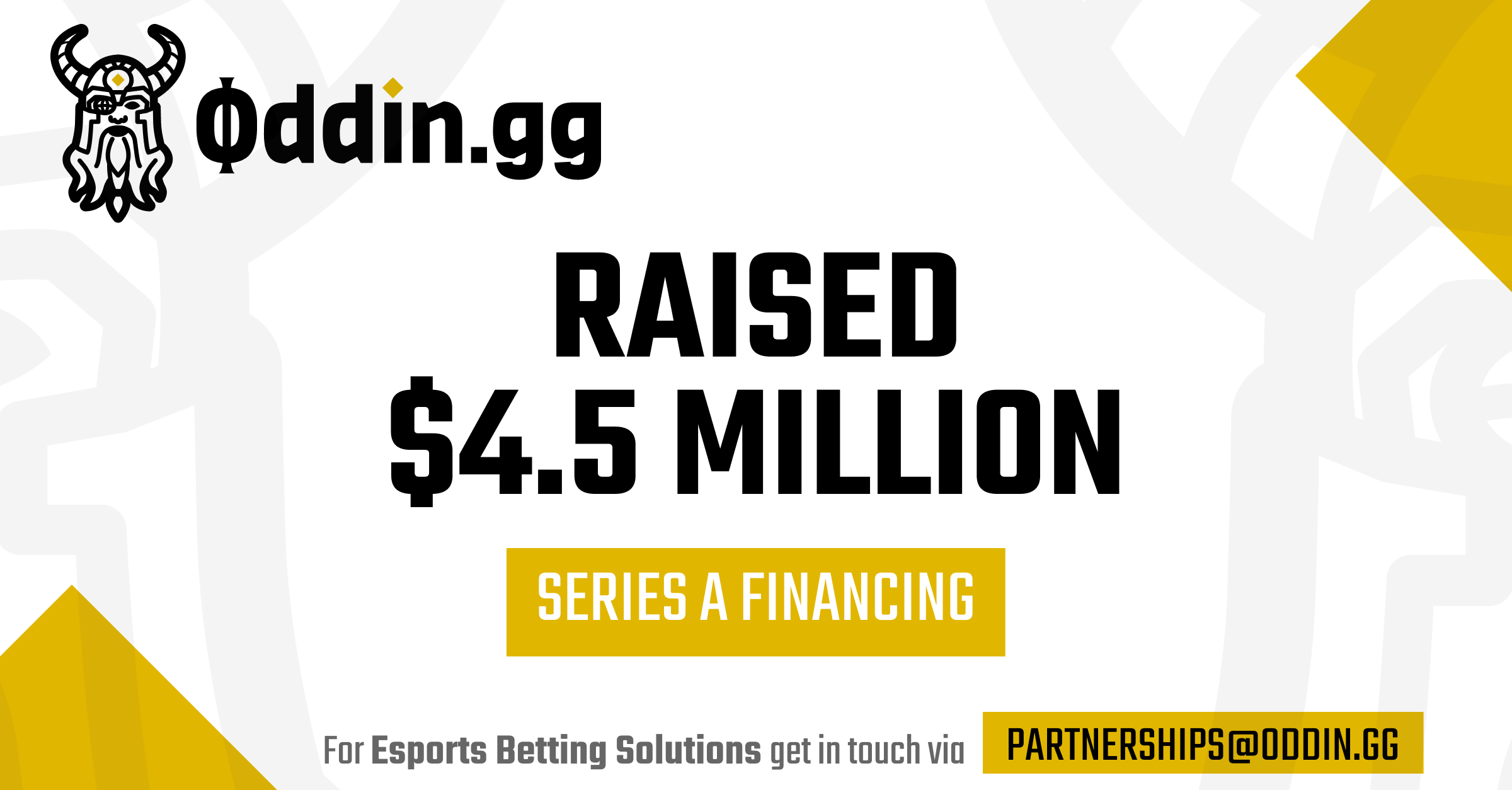 Oddin.gg receives $4.5m in Series A financing