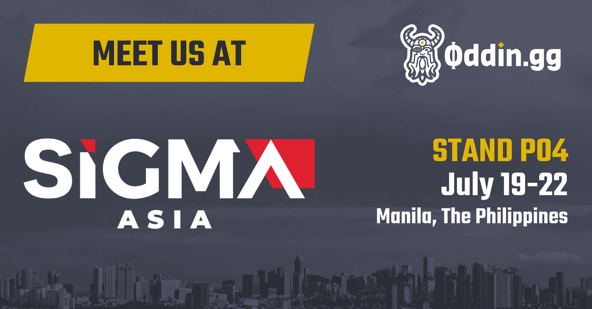 Oddin.gg's Presence At SIGMA Asia 2023, Manila:...